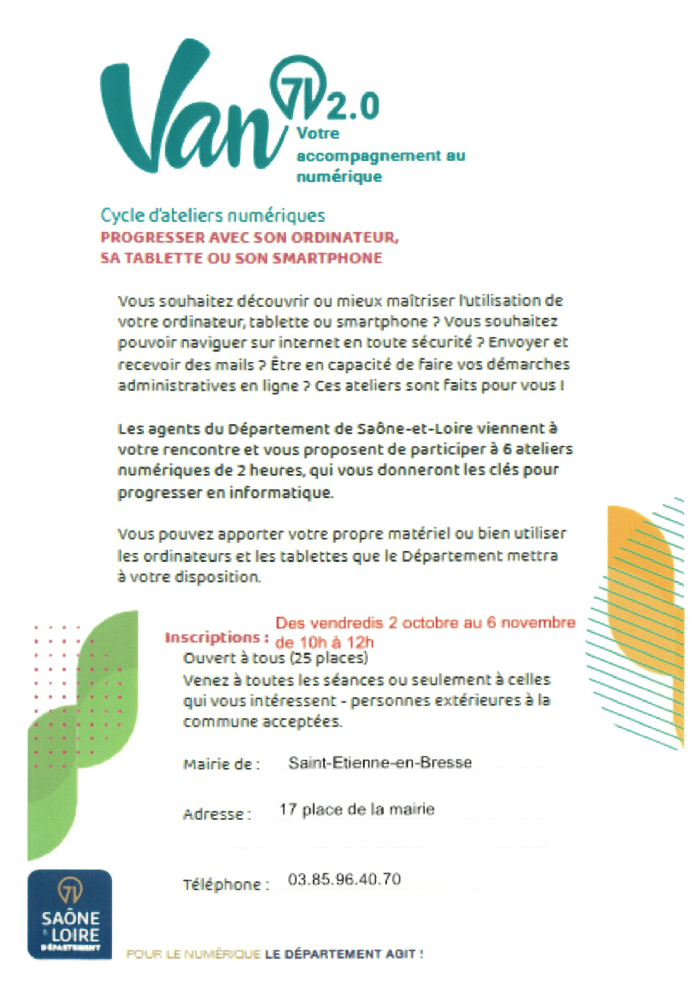 ateliers numériques